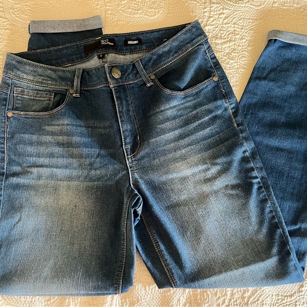 1822 Denim Adriana Stretch Skinny Jeans